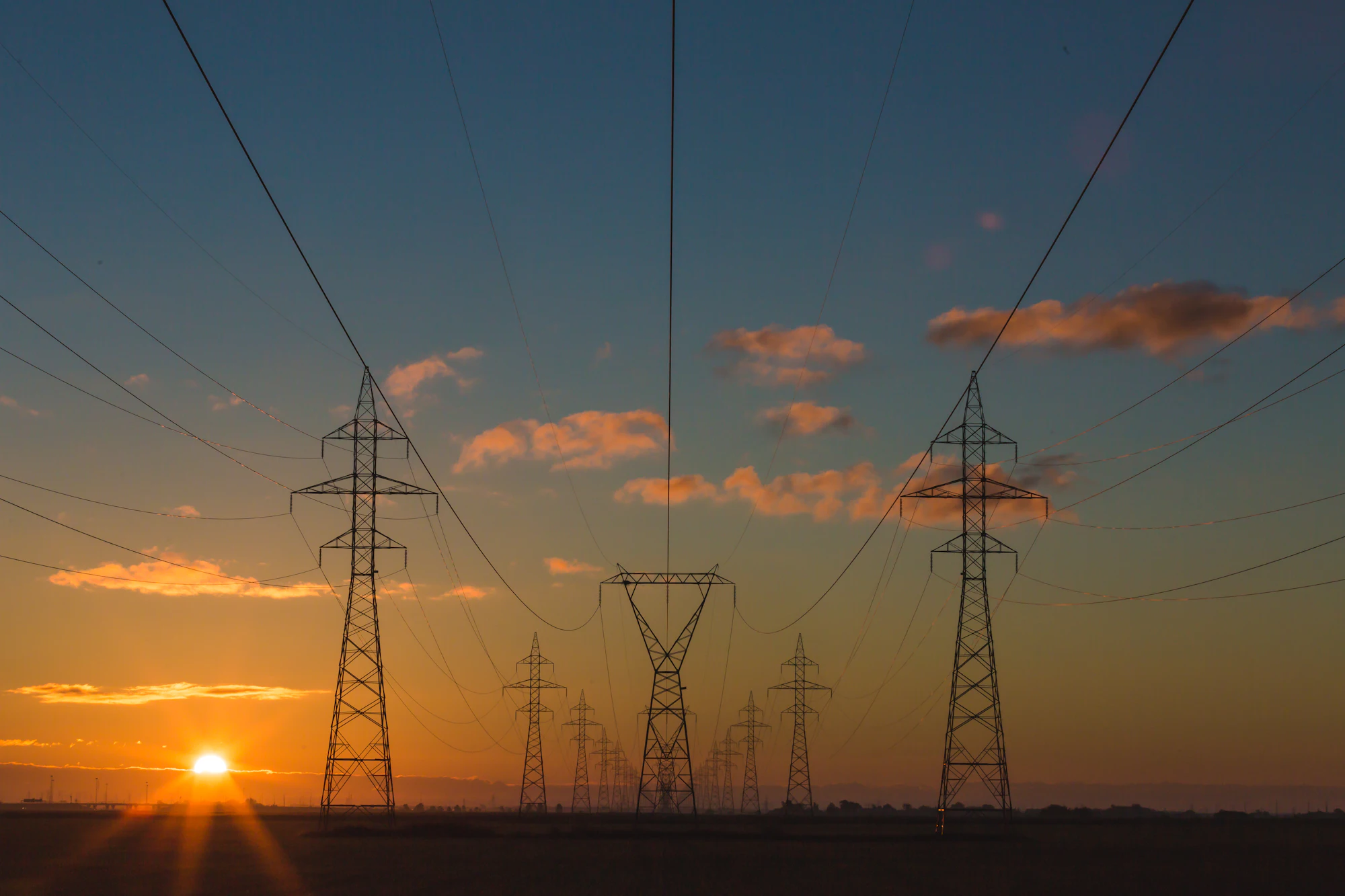 Energy infrastructure silhouette for ATLANTIS UNION LLC FZ.